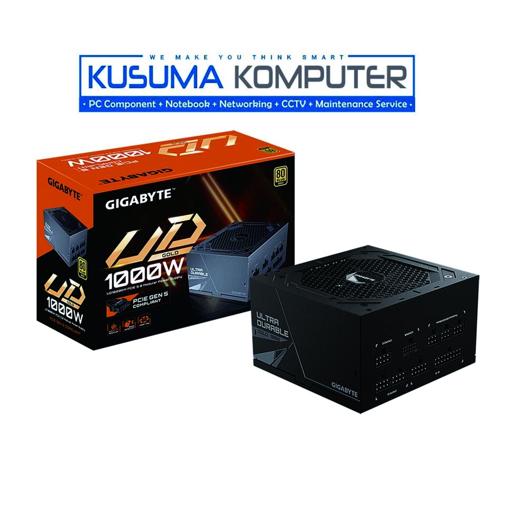 Gigabyte UD1000GM PG5 1000W PSU PCIe Gen 5.0 80+ Gold Support Nvidia RTX 40 Series