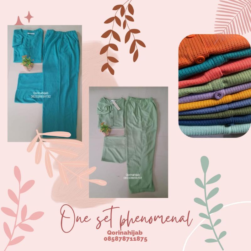 One set phenomenal / setelan harian / setelan wanita