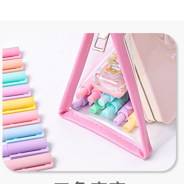 Serenity Tas Bening Multi Fungsi Terbaru 2022 / Tas Kosmetik / Tempat Pensil Color Full / Transparant Unisex - KP06