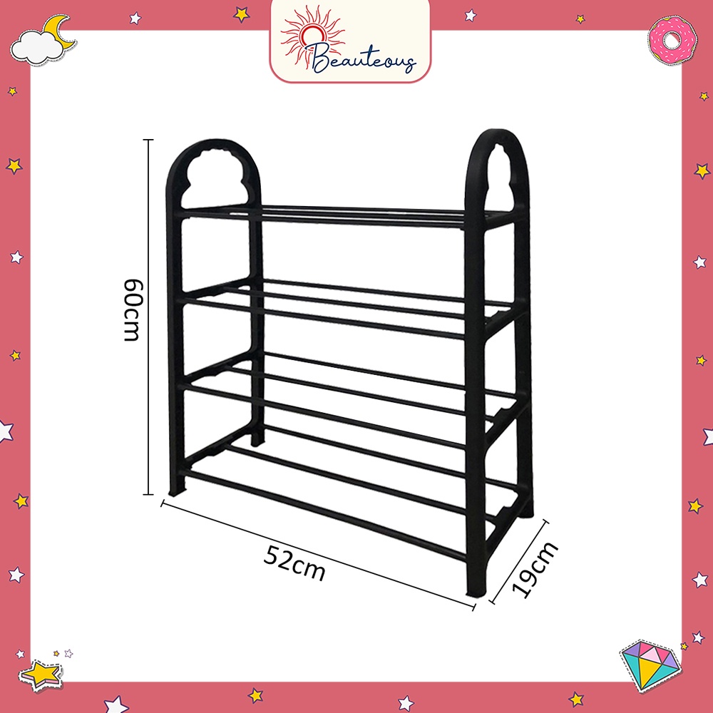 Rak Sepatu Tempat Penyimpanan Sandal Sepatu Susun Portable Shoe Rack