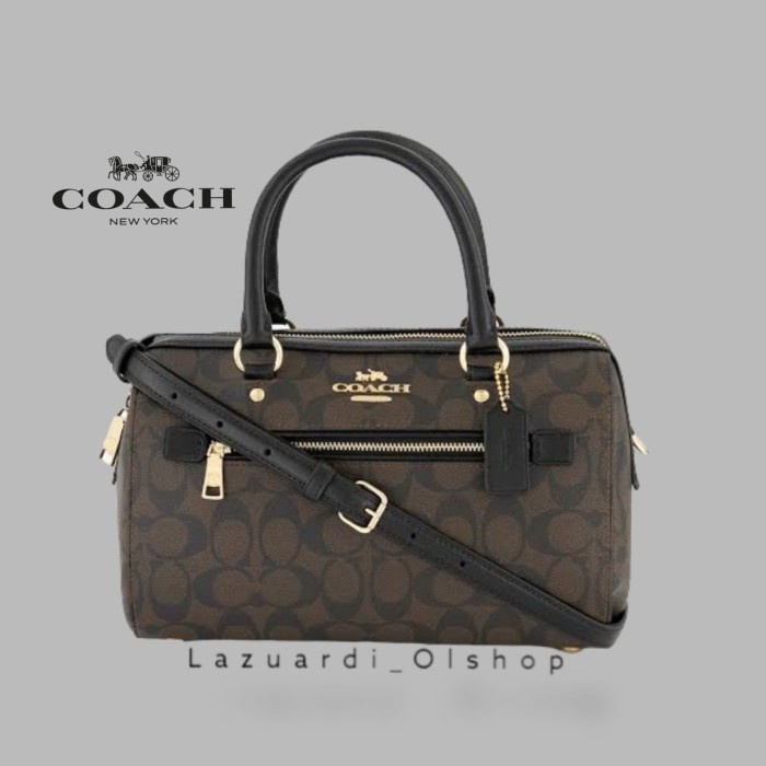 Tas Wanita branded Coach Rowan satchel Original