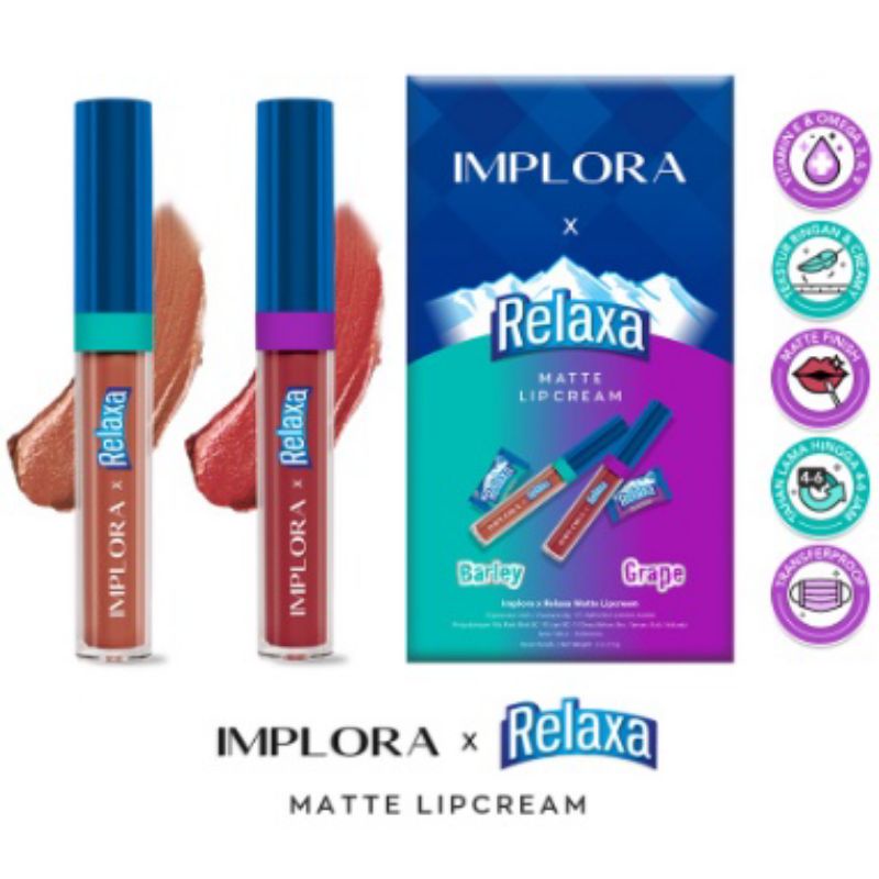 miffglow - IMPLORA x Relaxa Matte Lipcream (Limited Edition)