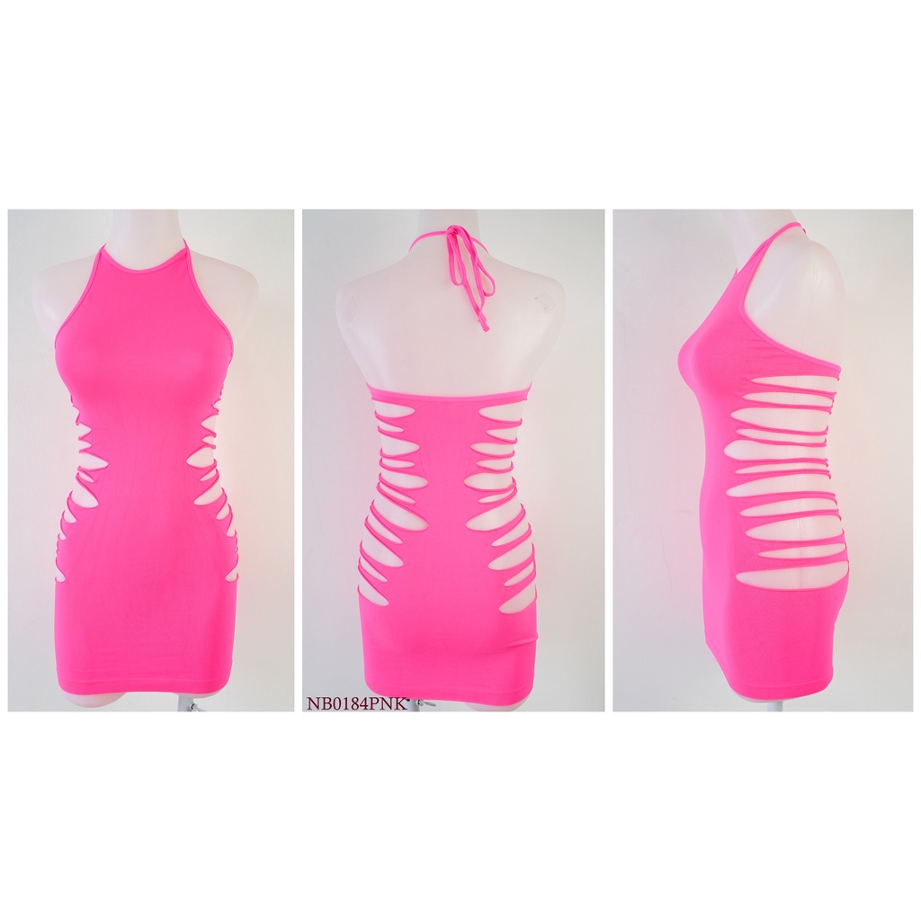 Lingerie /Baju Tidur Wanita Tanpa Busa Tali Halter Sexy Tanpa Kawat Pakaian Dalam Underwear NB0184PN