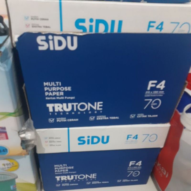 

SIDU multi purpose paper F4 harga per 1 rim