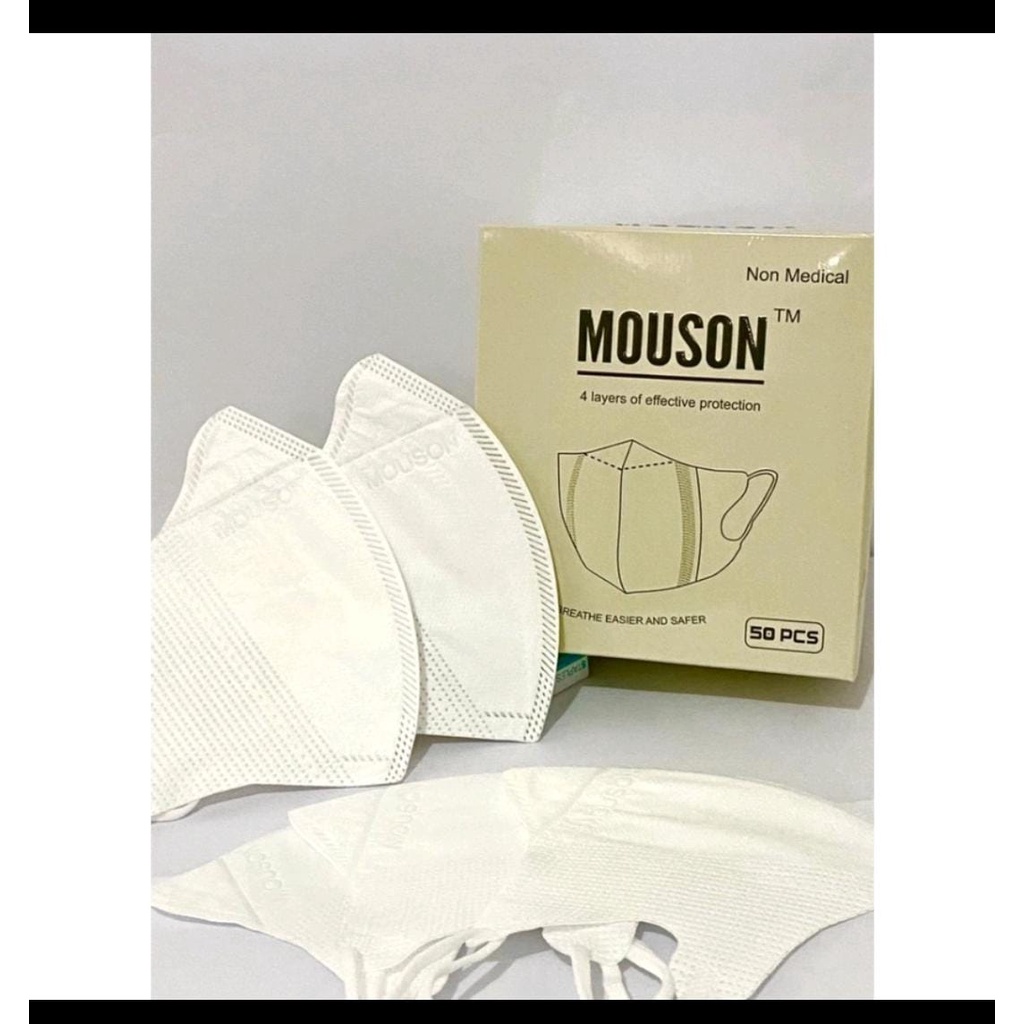 MASKER DUCKBILL MOUSON PUTIH/ MASKER DUCKBILL MOUSON HITAM/ MASKER DUCKBILL PREMIUM