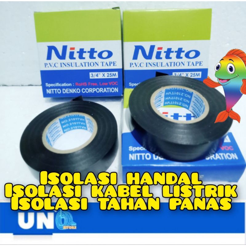 ISOLASI KABEL LISTRIK NITTO ORIGINAL