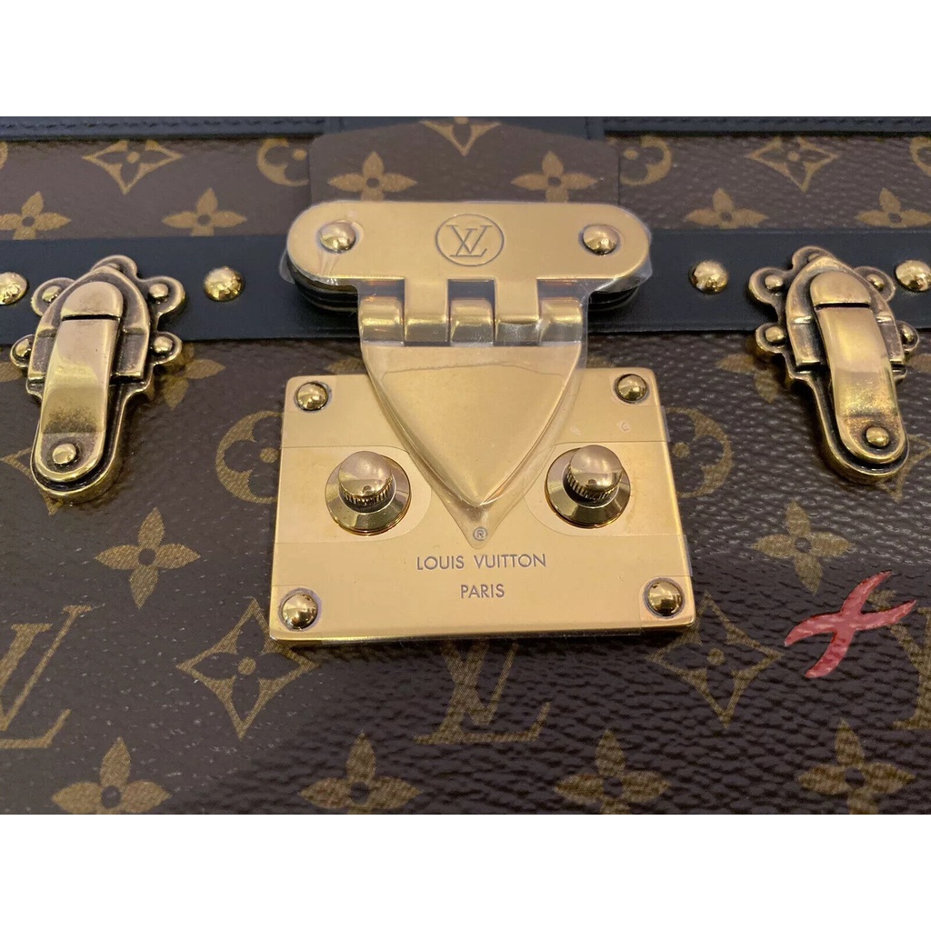 Original Louis Vuitton PETITE MALLE box bag/crossbody bag/shoulder bag