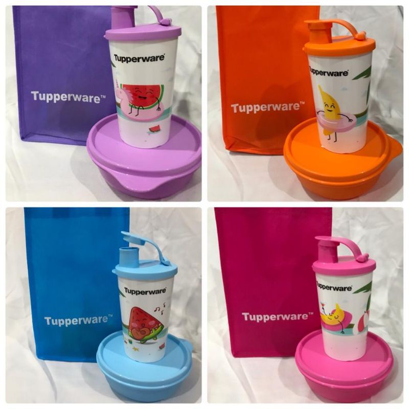 promo paket happy day set tuperware new ( 2 pcs )