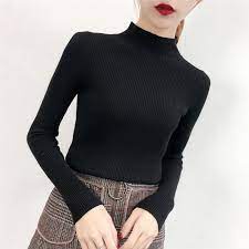 [✅COD ]  Rajut Wanita Turtleneck - Inner Kerah Tinggi Lengan Panjang - Rajut Turtleneck Kriwil Neci Korea Style