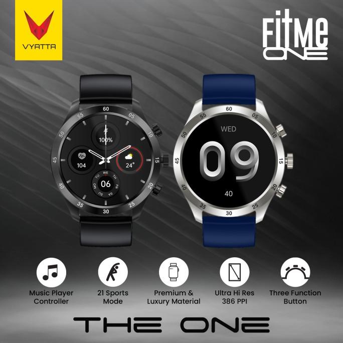 Vyatta Fitme One Smartwatch -Bluetooth Phone Call, Gps Connected, Spo2