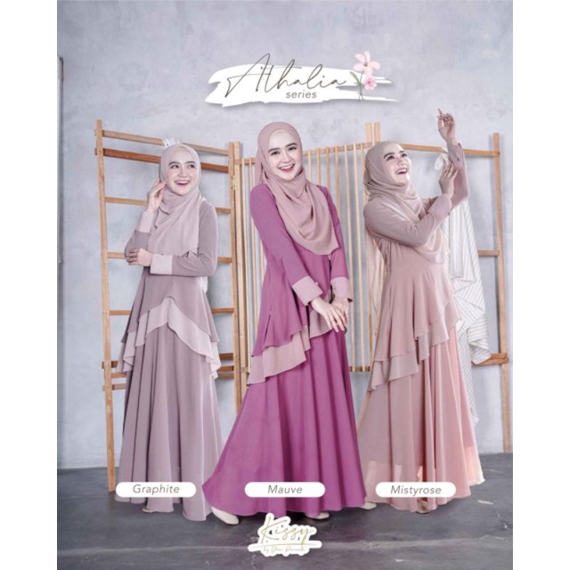 Gamis Muslim Athalia Dress