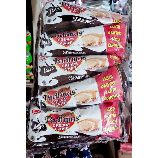 [ Ecer 1000 ] Padimas Cream Cake 18gr x 10pcs