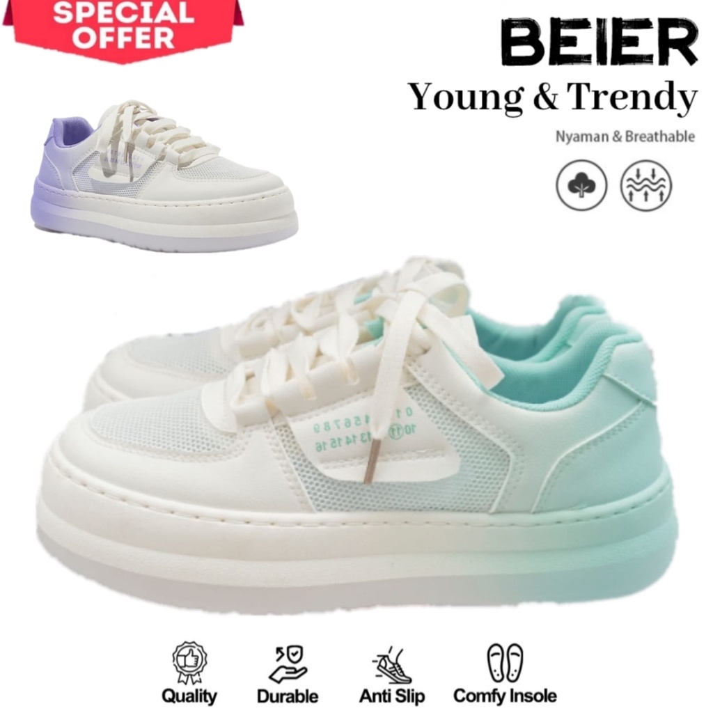 [ BEIER ] Sepatu Sneakers Wanita  shoes