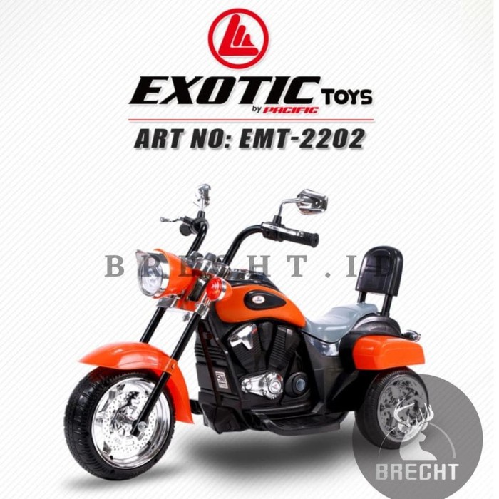 Mainan Anak Motor Aki Harley Exotic Toys Emt-2202