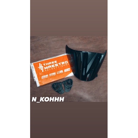 Kaca Helm Venom Hitam SMOKE Kyt dj maru Kyt kyoto Ink centro