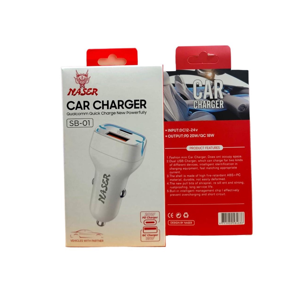 SAVER NASER SB-01/SAVER CAR CHARGER 2USB/SAVER MOBIL/PRODUK ORIGINAL