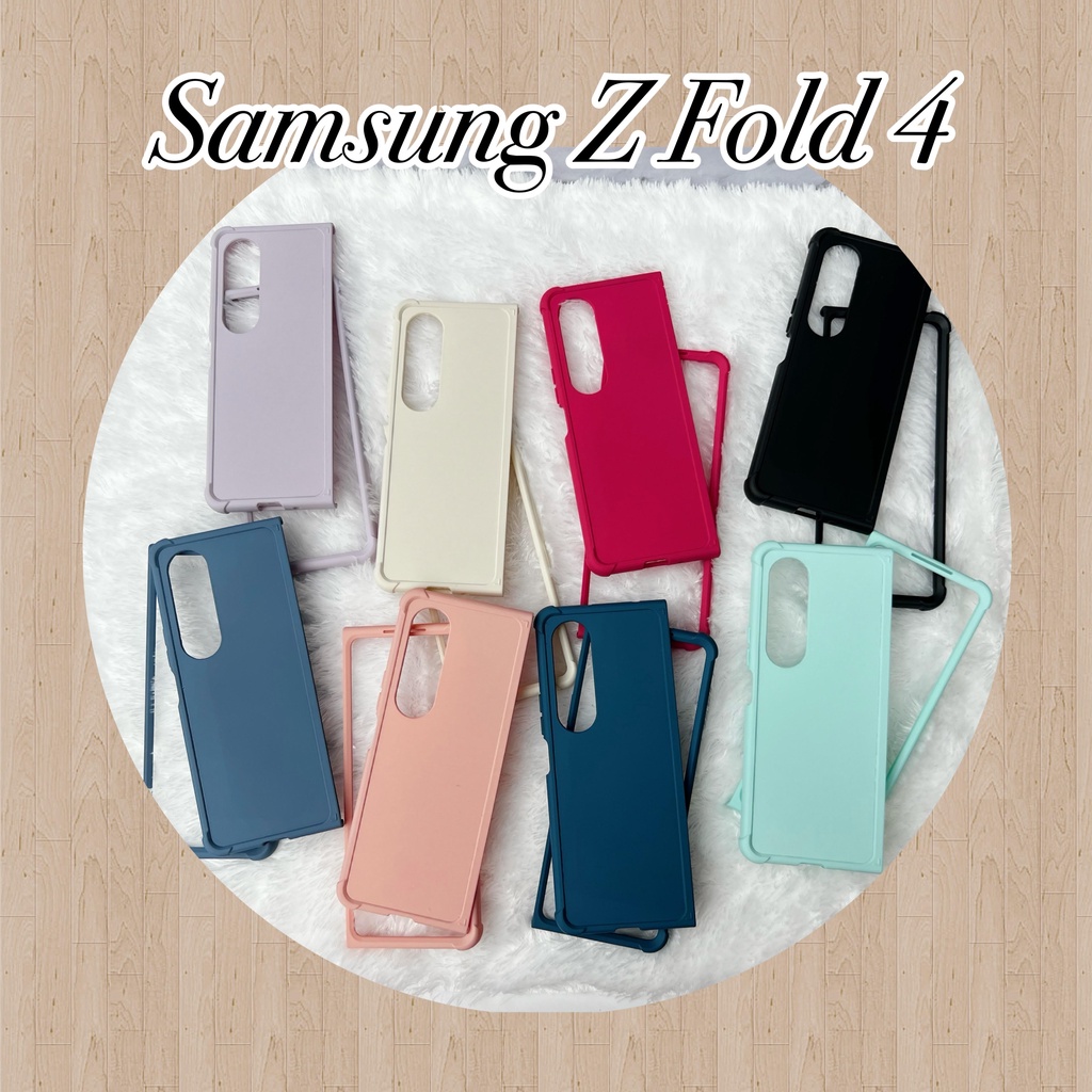 Hard Case Samsung Galaxy Z Fold 3 4 Macaron Candy Liquid Silikon Slim With Airbag Anti Crack