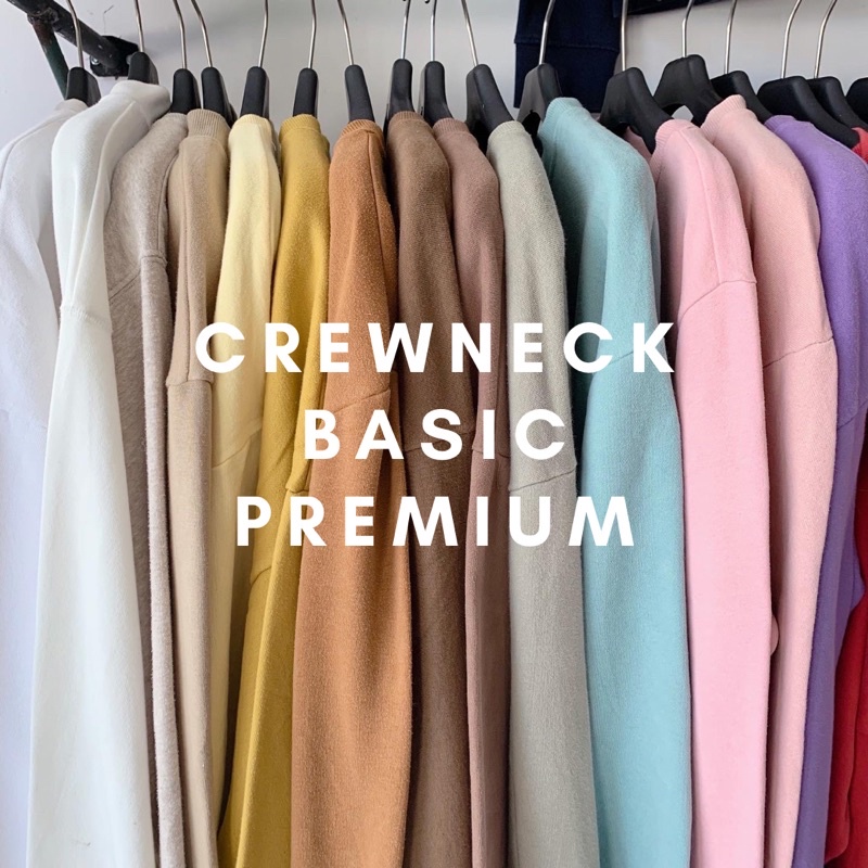 [BASIC PREMIUM] SWEATER CREWNCEK BASIC OVERSIZE PREMIUM