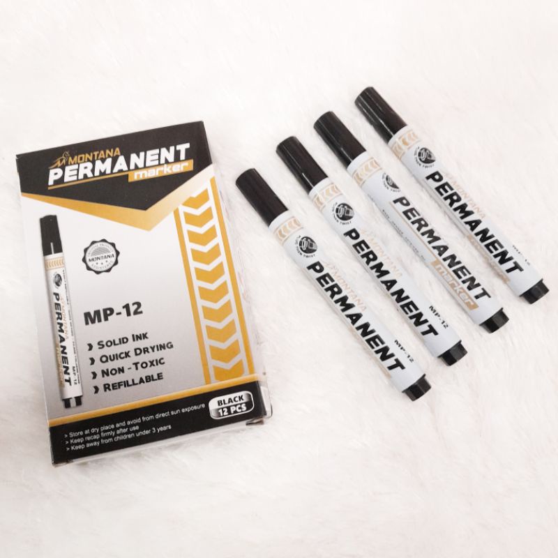 

SPIDOL MONTANA PERMANEN 12PCS PERMANENT MARKER