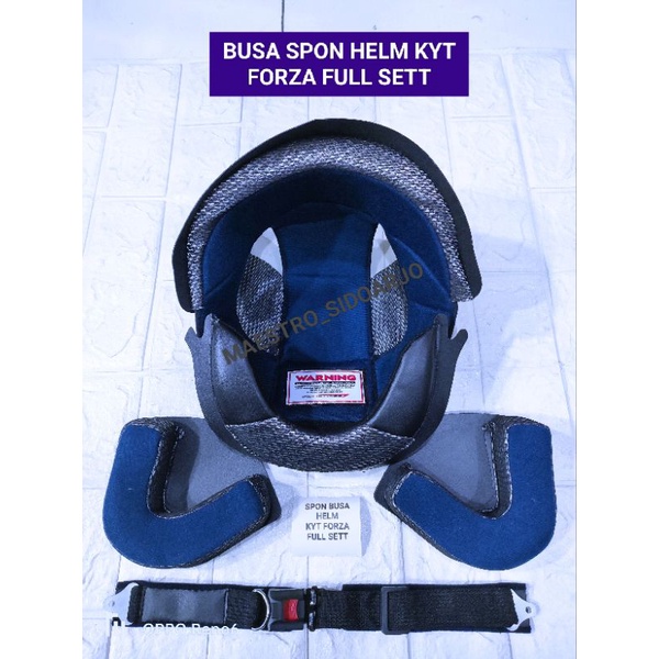 Spon  Busa Helm Half Face KYT FORZA Full Set