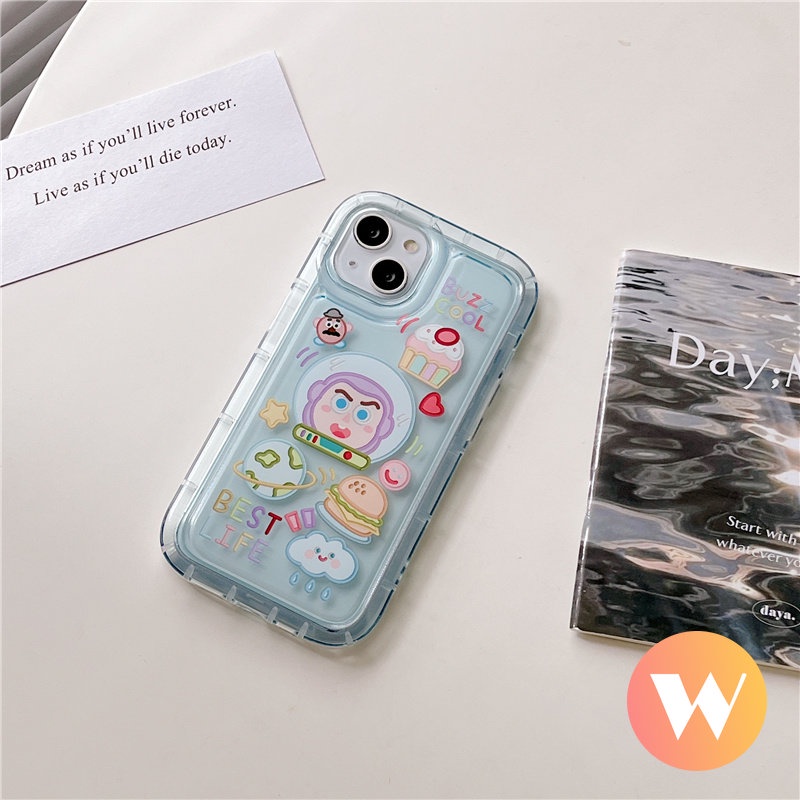 Soft Case Tpu Transparan Motif Kartun Toy Story Untuk iPhone 7Plus 11 13 12 14 Pro Max 6Plus 8Plus X XR XS Max