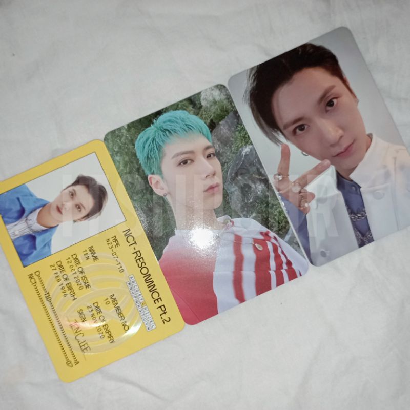 Photocard PC NCT WayV TEN Universe Access Card 2020 2021 Resonance Collect Book Kolbuk Yearbook Potr