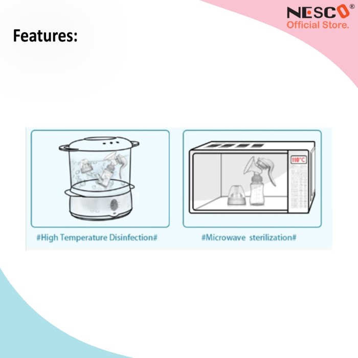 NESCO BREAST PUMP (MANUAL &amp; ELECTRIC)