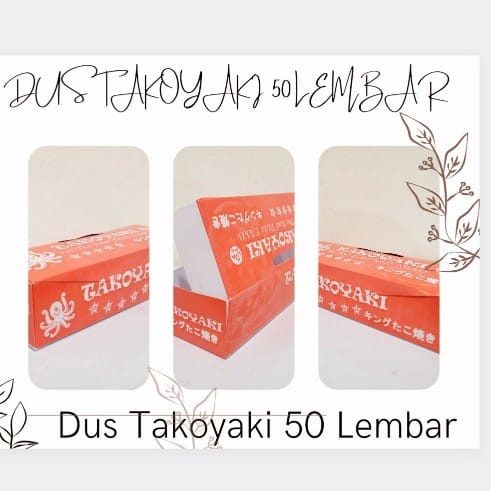 Kemasan Takoyaki Dus Takoyaki Panjng 17 cm- Box Takoyaki
