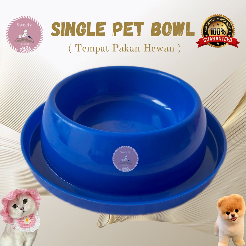 TEMPAT MAKAN KUCING ANJING SINGLE PET BOWL ANTI SEMUT