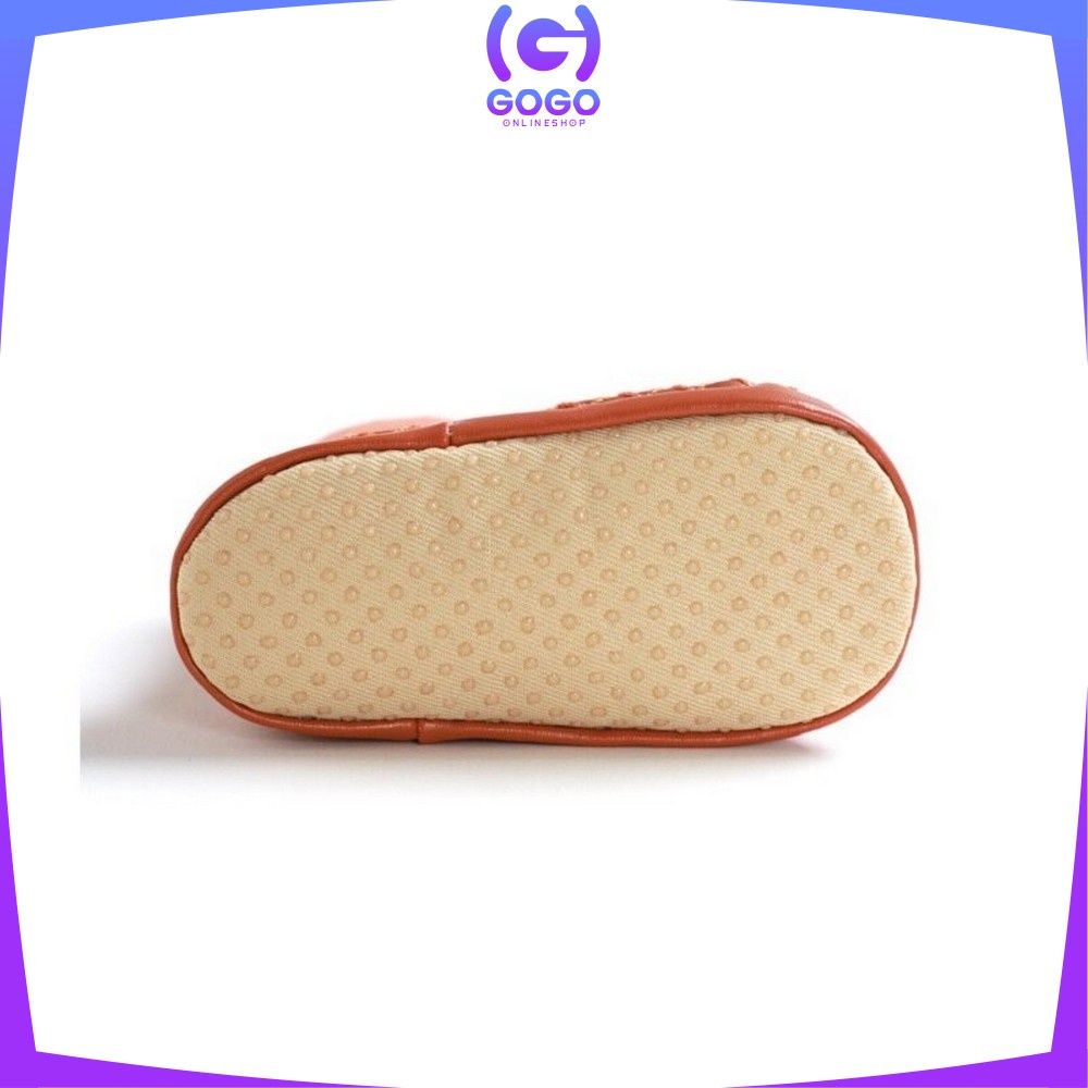 GOGO-P379 Prewalker Bayi Motif Binatang Bahan Katun Baby Socks Shoes Sepatu Bayi Kaos Kaki Lantai Dengan Anti Slip
