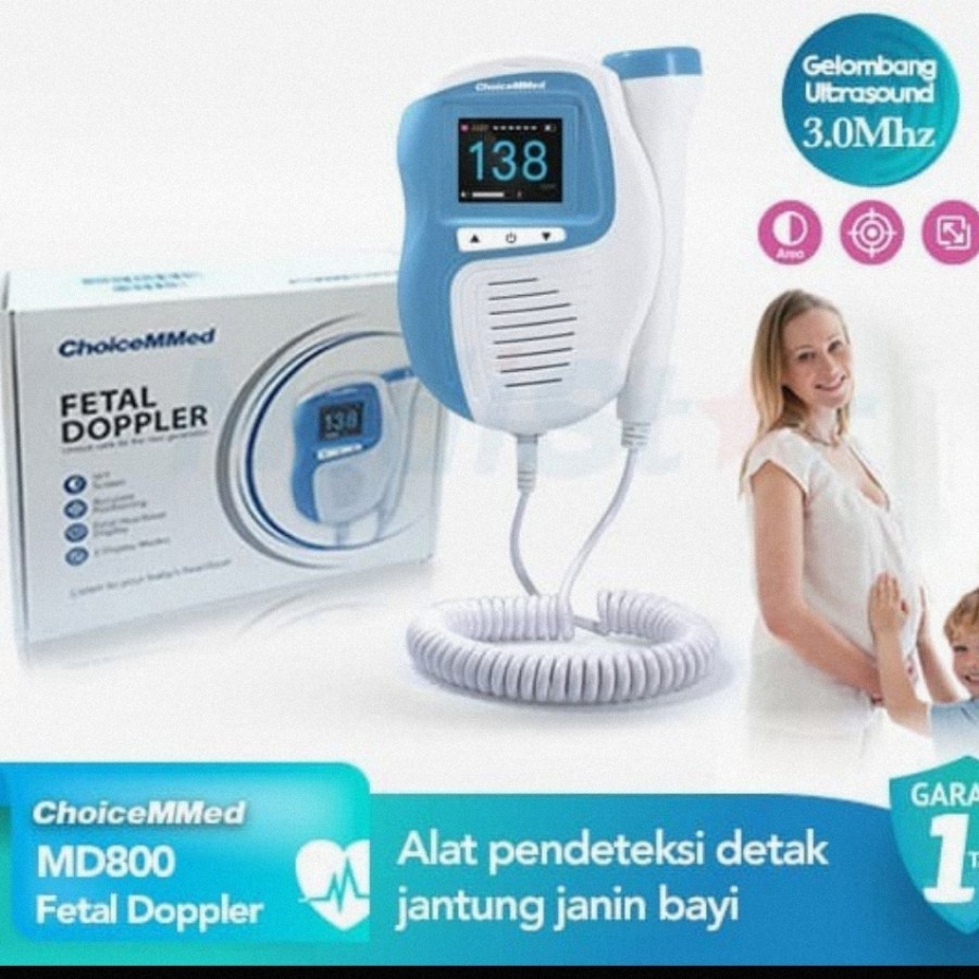 DOPLER CHOICEMMED MD800 FETAL DOPLER LCD DAN SOUND