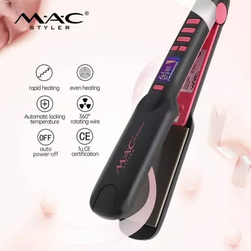 Catokan Rambut Salon Smoothing Keratin suhu 250C