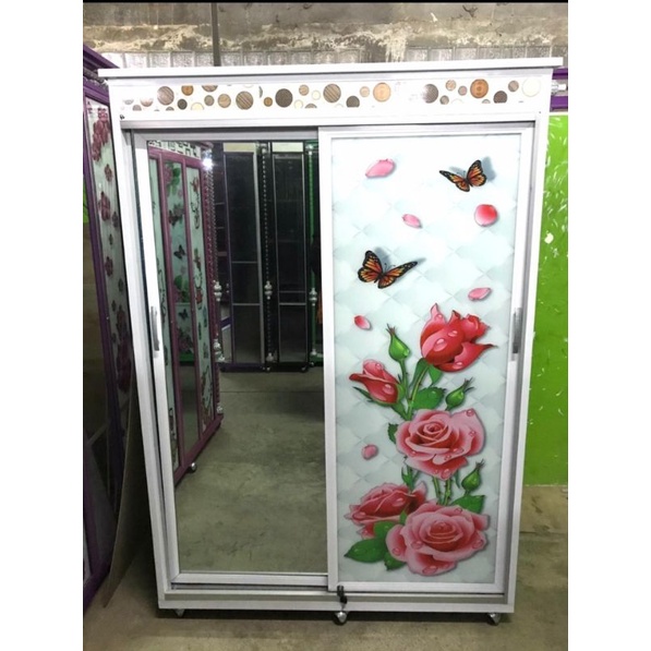 lemari pakaian aluminium sliding