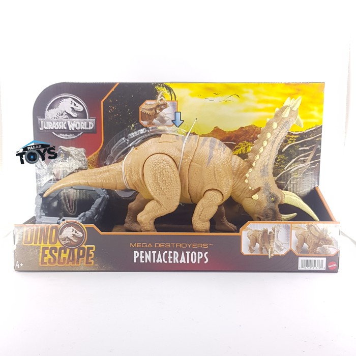 Jurassic World Mega Destroyers Pentaceratops Dinosaur Action Figure