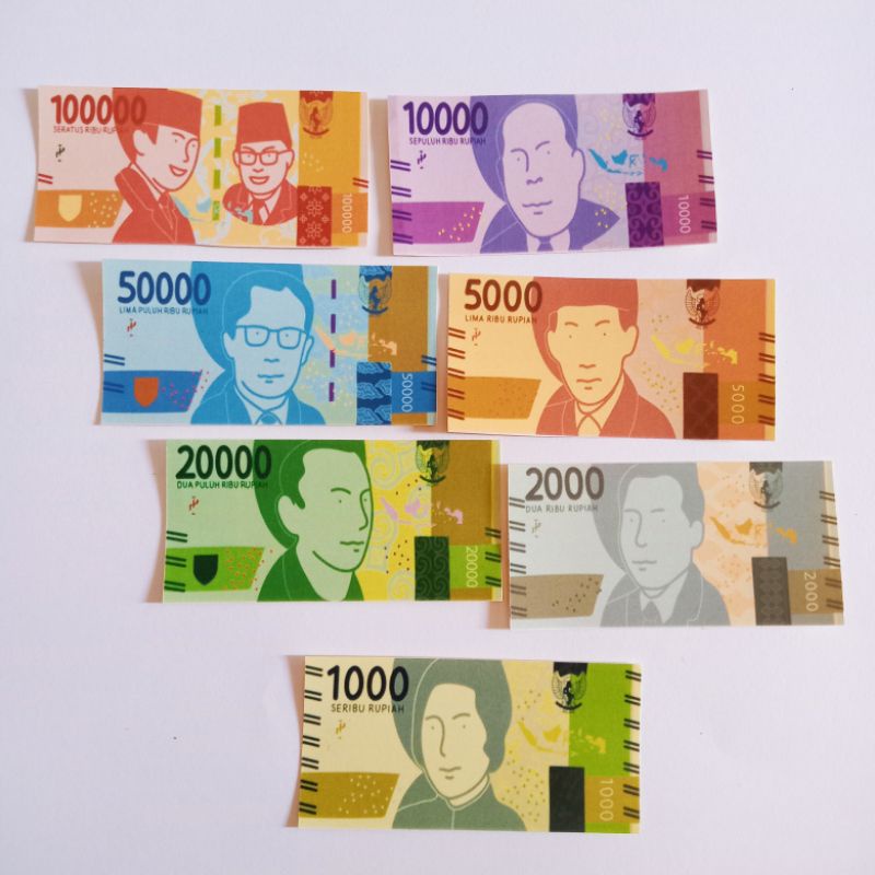 

stiker replika uang budgeting