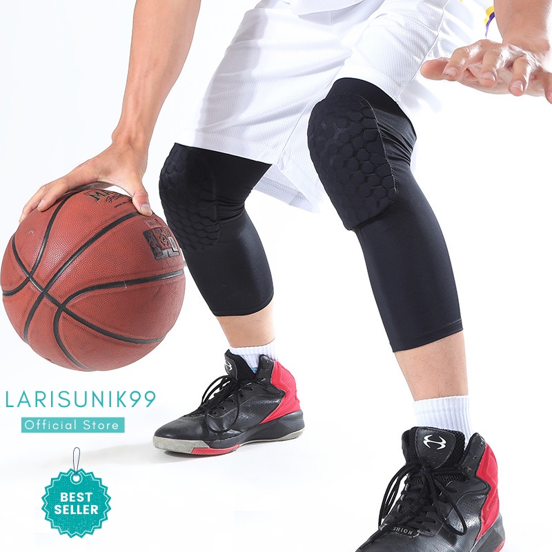 Deker Pelindung Lutut Olahraga Pelindung Lutut Anti Cedera Olahraga Basket Futsal Knee Pad Leg Sleeve