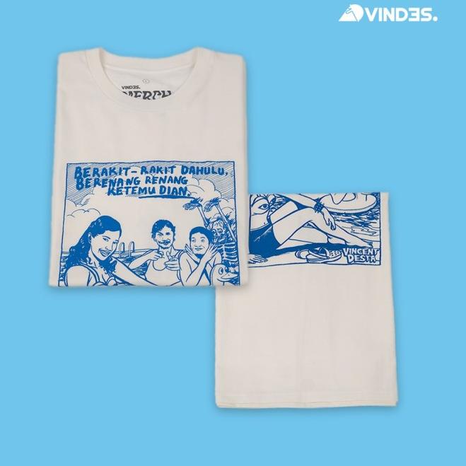 T-shirt Vincent Desta - Ketemu Dian Putih SS - S