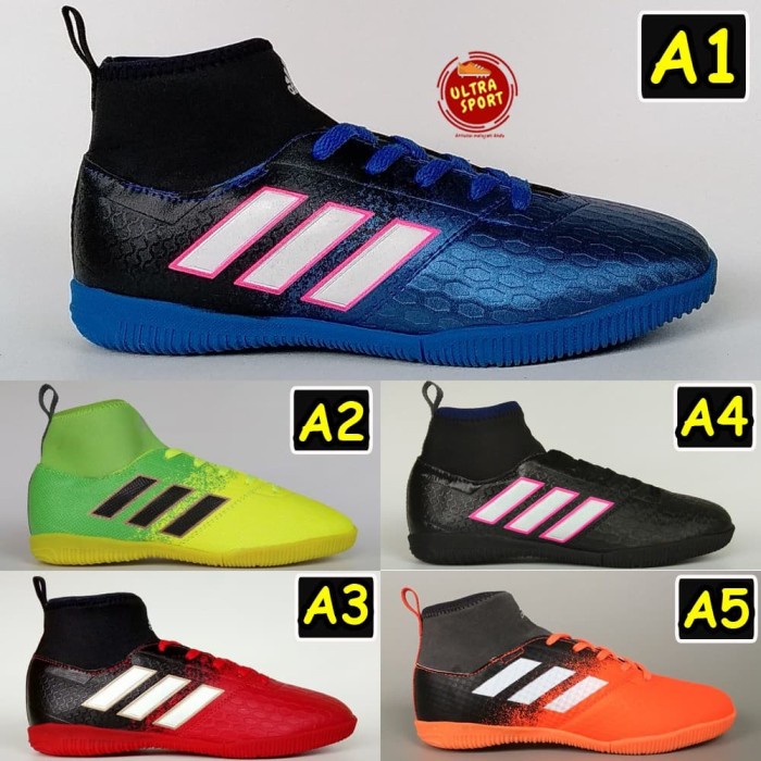 SEPATU FUTSAL ANAK ORIGINAL / SEPATU ANAK OLAHRAGA ADIDAS ORIGINAL - Biru