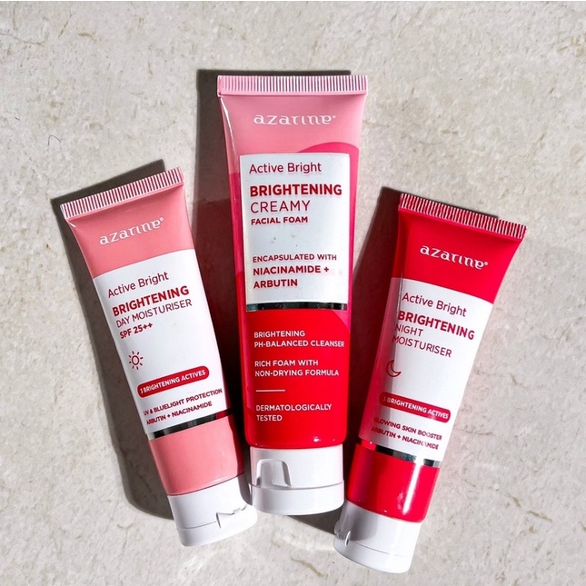 Azarine Active Bright Series || Day Moisturizer || Night Moisturizer