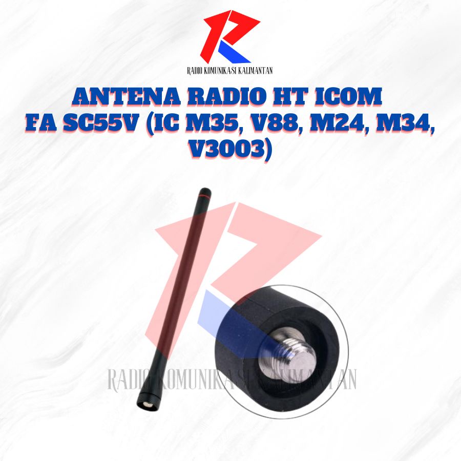 ANTENA RADIO HT ICOM FA SC55V (IC M35, V88, M24, M34, V3003)