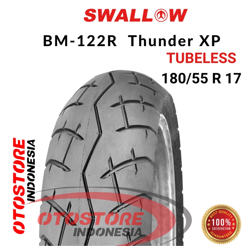 Ban Luar Motor Swallow 180/55-17 SB-122R  Thunder XP 180/55 R 17  RING 17 TL TubelessRadial : Motorc