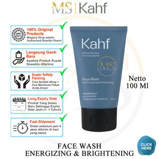 MFI - SEDIA SABUN CUCI MUKA BY KAHF //FACE WASH / FACIAL WASH | SABUN MUKA PRIA - 100 ML -LAWAN KOMEDO SANGAT AMPUHH