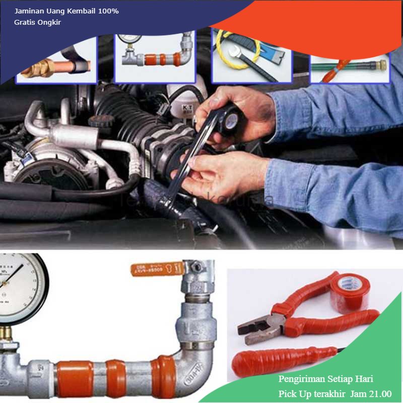 TD - PR2 Alloet Lakban Isolasi Pipa Ledeng Waterproof 25 mm x 3 m - A92-17