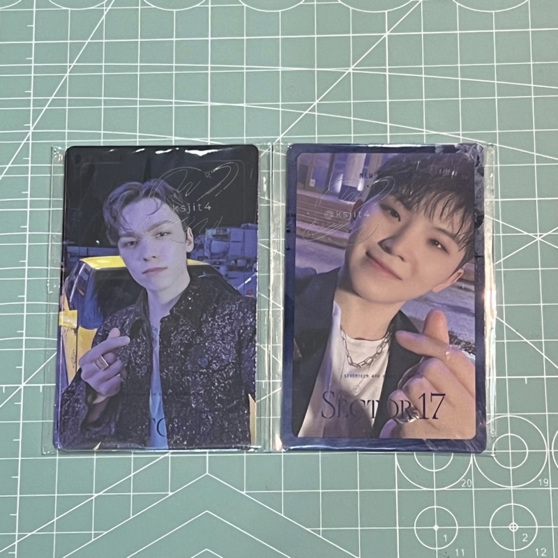 [SEALED] Photocard SEVENTEEN POB Sector17 Weverse Vernon Woozi