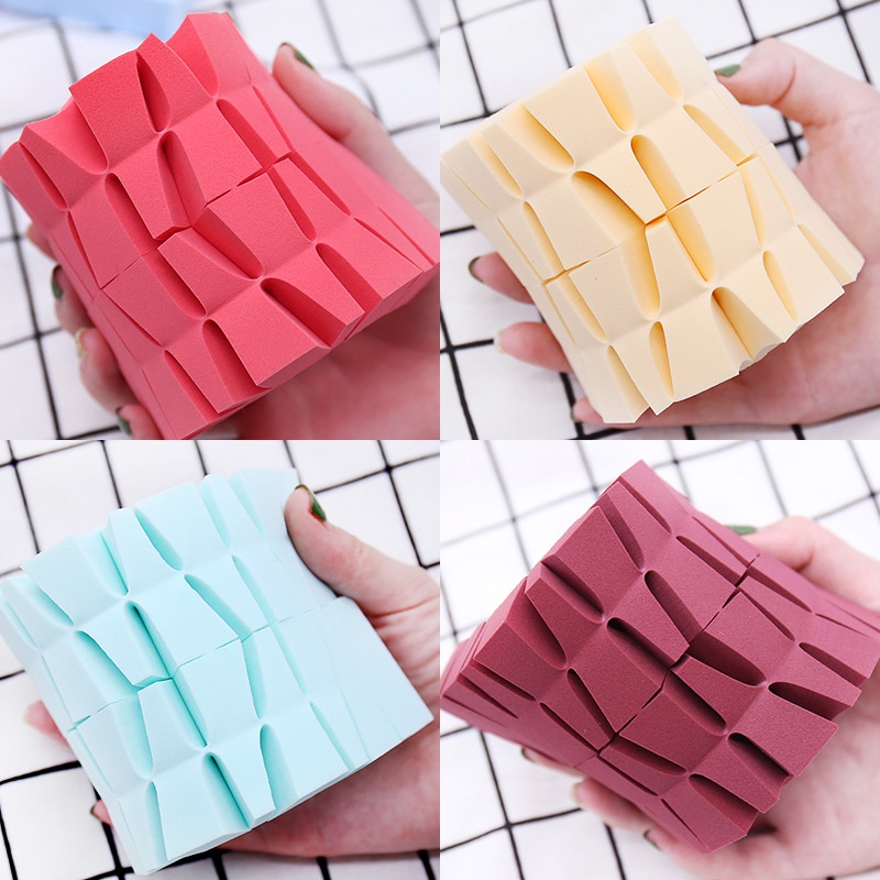 (BOW) Sale Sponge Kosmetik Foundation Spon Makeup Isi 24 Pcs