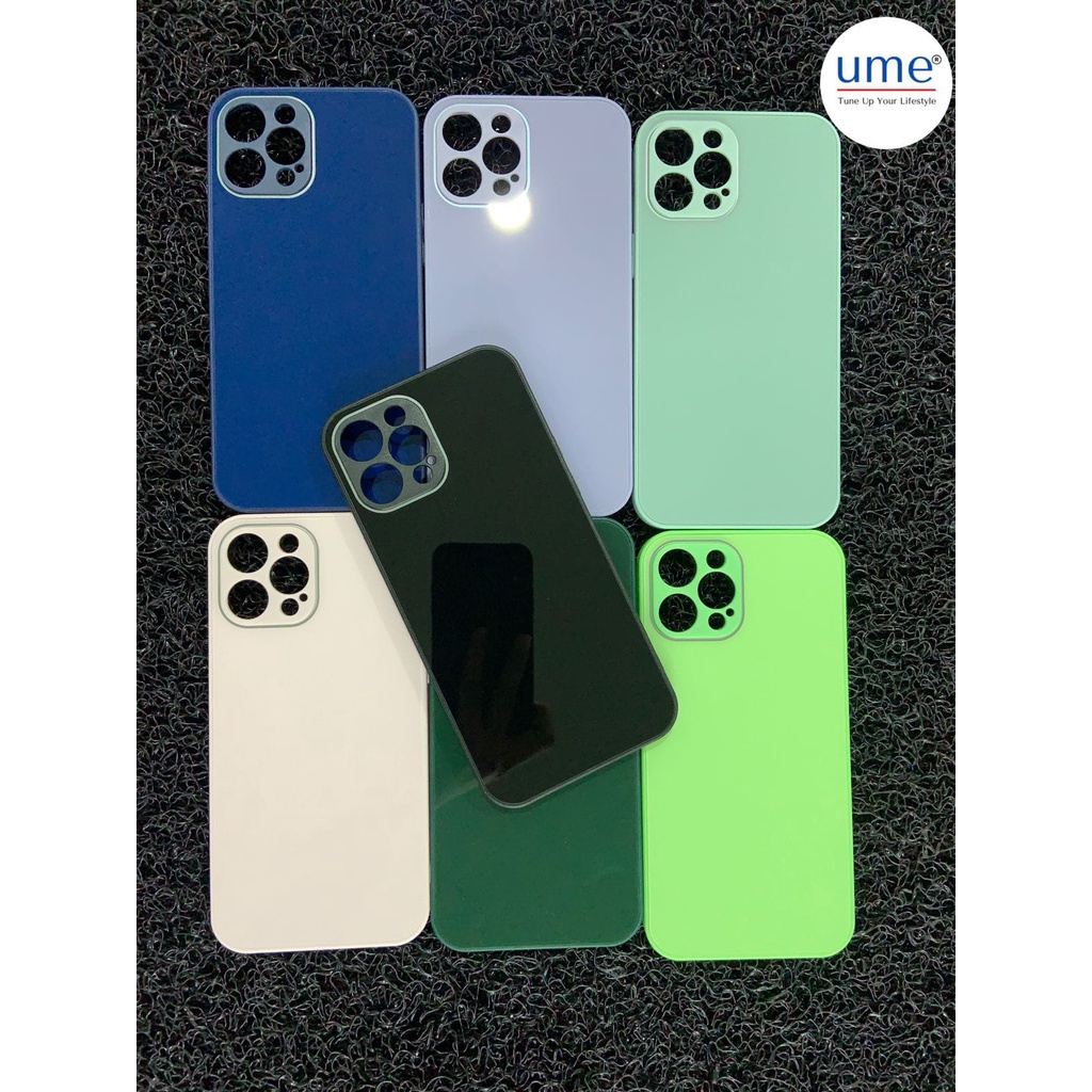 Case Iphone 14 Iphone 14 Pro Iphone 14 Max/Plus Iphone 14 Pro Max Colour Glass Case Ume Casing & Ski