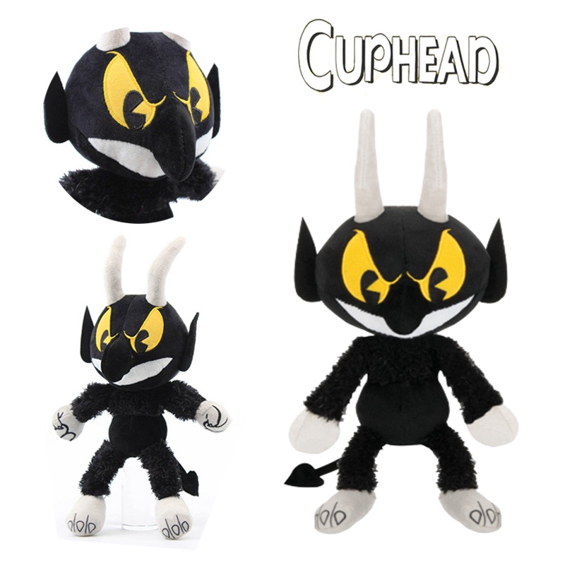 Adorable Cuphead Mugman Devil Boss Mainan Mewah Boneka Boneka Boneka Untuk Anak Bayi Xmas Gift Decor