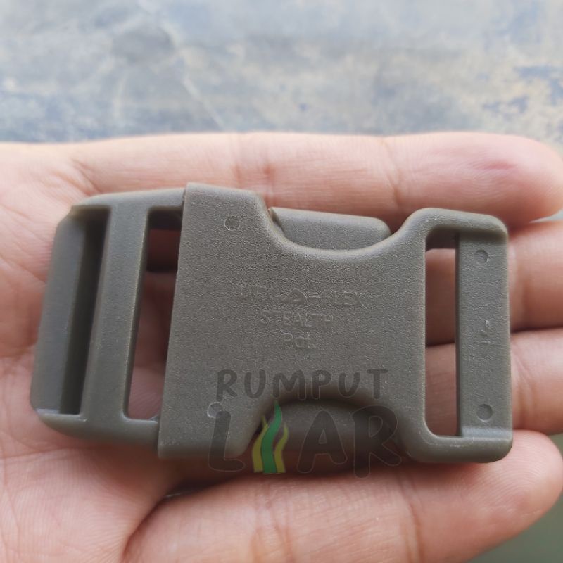 Buckle Tas Duraflex 2,5cm 2.5cm Kunci Sodok Webbing Slop Ransel Acetal