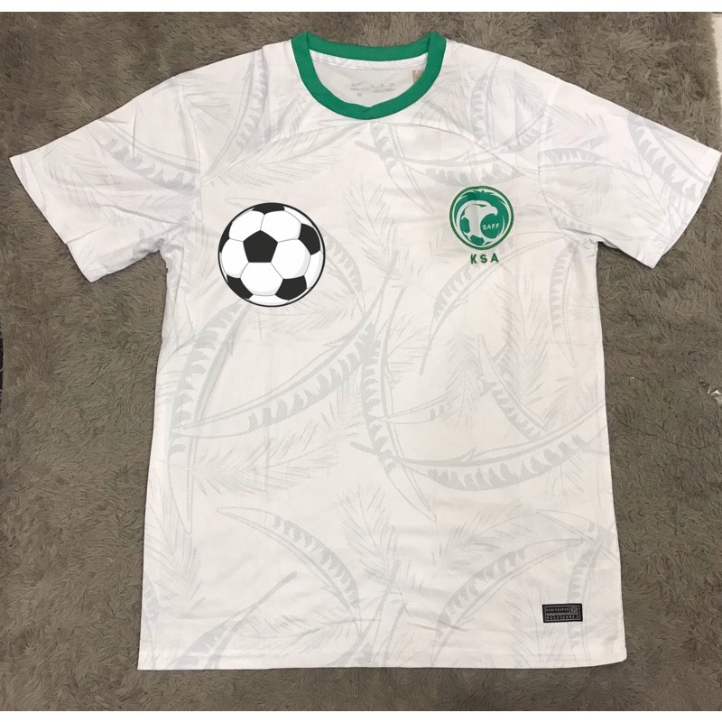 Jersey bola arab saudi away piala dunia 2022 - 2023 grade ori import