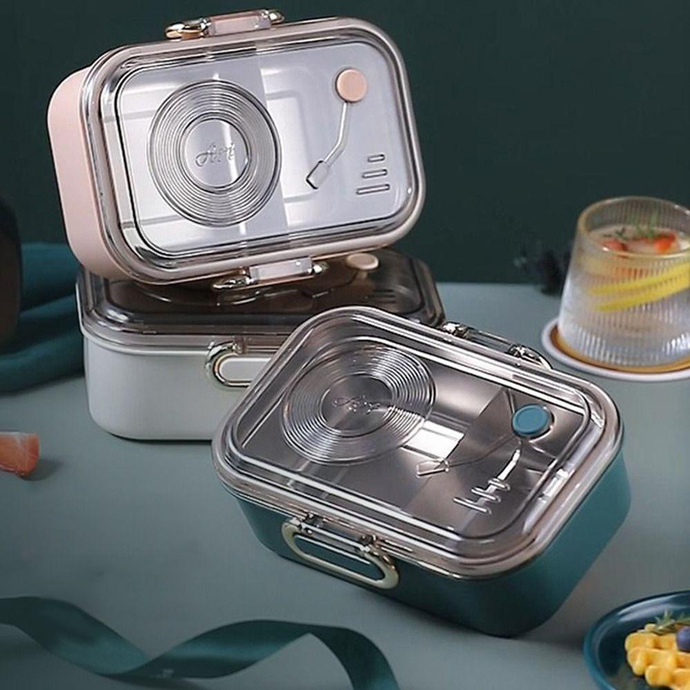 Top Lunch Box Microwavable Untuk Pelajar Pekerja Kantor Wadah Makanan Anti Bocor